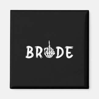 Halloween Wedding Bride Groom Skeleton tot de dood Magneet