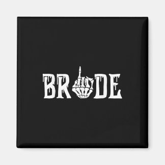 Halloween Wedding Bride Groom Skeleton tot de dood Magneet