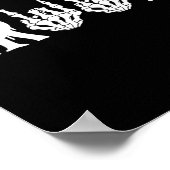 Halloween Wedding Bride Groom Skeleton tot de dood Poster (Hoek)