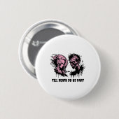 Halloween Wedding Gothic Bruid Bruidegom Zombies T Ronde Button 5,7 Cm (Voorkant /achterkant)