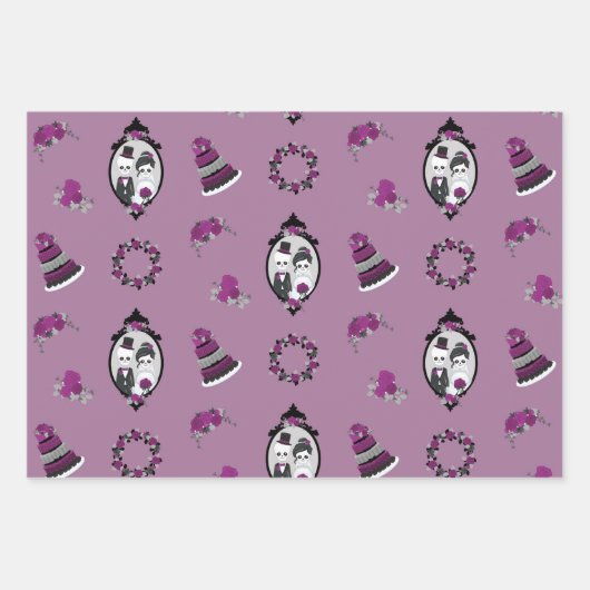 Halloween Wedding Inpakpapier Vel (Voorkant 2)