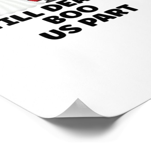 Halloween Wedding Jubileum - Till Death Boo Us Poster (Hoek)