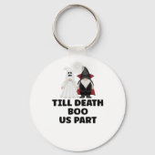 Halloween Wedding Jubileum - Till Death Boo Us Sleutelhanger (Voorkant)