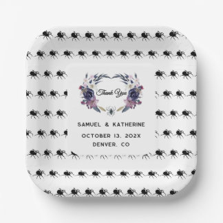 Halloween Wedding Papieren Bordje