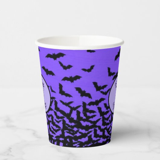Halloween Wedding Personaliseert Names Fly Away Ba Papieren Bekers (Links)