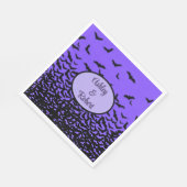 Halloween Wedding Personaliseert Names Fly Away Ba Servet (Hoek)