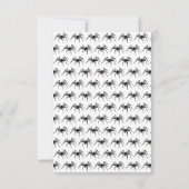 Halloween Wedding RSVP Kaartje (Achterkant)