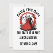 Halloween Wedding Save the Date (Voorkant)