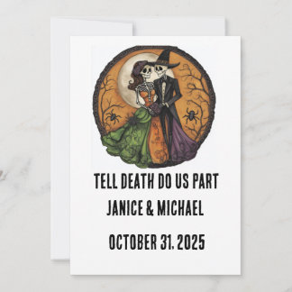 Halloween Wedding Save the Date