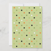 Halloween Wedding Shower-uitnodiging Kaart (Achterkant)