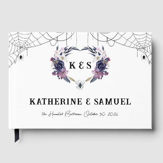 Halloween Wedding Spider Wave Gastenboek (Voorkant)
