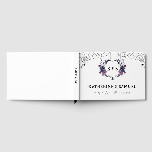 Halloween Wedding Spider Wave Gastenboek (Volledig)