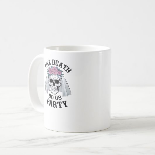 Halloween Wedding Spooky - Till Death Do Us Party Koffiemok (Voorkant links)
