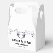 Halloween Wedding Till Death Do Us Part beroemd ge Bedankdoosjes (Geopend)