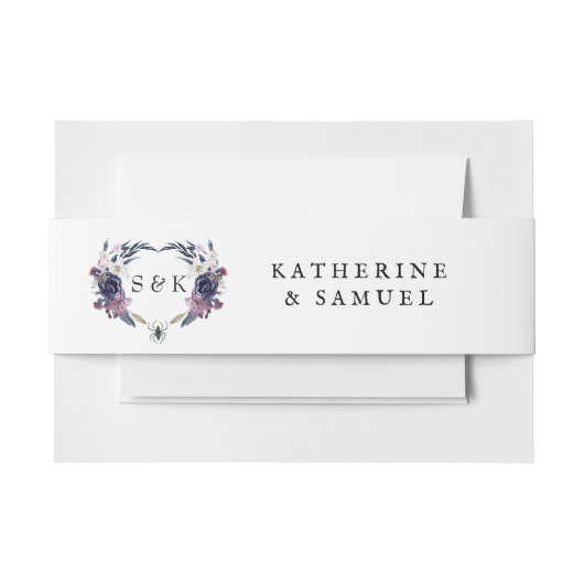 Halloween Wedding Uitnodigingen Wikkel (Voorkant Voorbeeld)