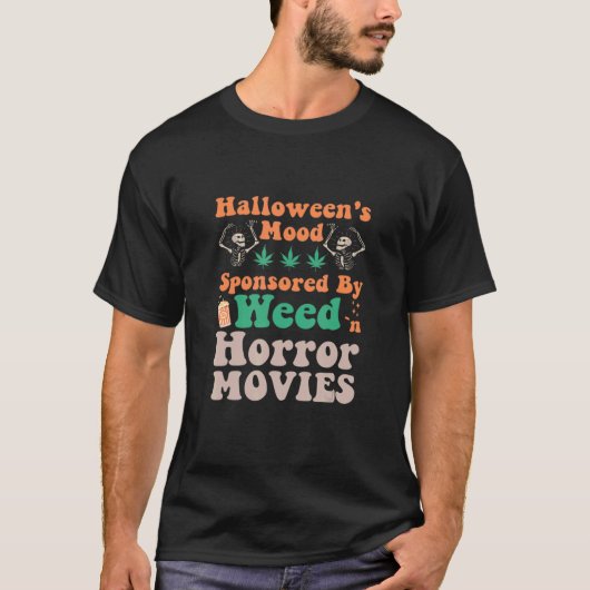 Halloween Weed  Halloweed 2021 Stoner T-shirt (Voorkant)