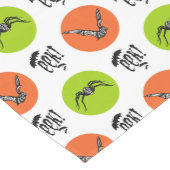 Halloween Week Vleermuizen en Spinnen Patroon Medium Tafelloper (Hoek)