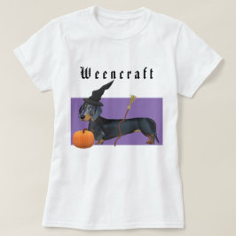 Halloween | Weencraft Dachshund Witch Funny T-shirt