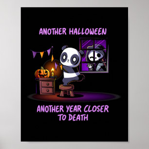 Halloween weer een jaar dichter bij de dood poster