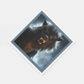 Halloween - Weerwolf 1 Servet (Hoek)