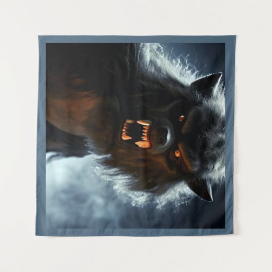 Halloween - Weerwolf 1 Wandkleed (Voorkant (horizontaal))