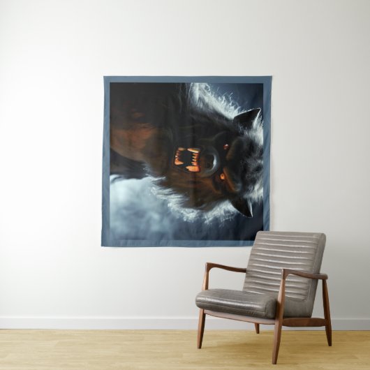 Halloween - Weerwolf 1 Wandkleed (In Situ (horizontaal))