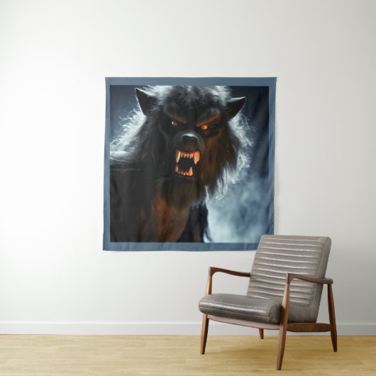 Halloween - Weerwolf 1 Wandkleed (In situ)