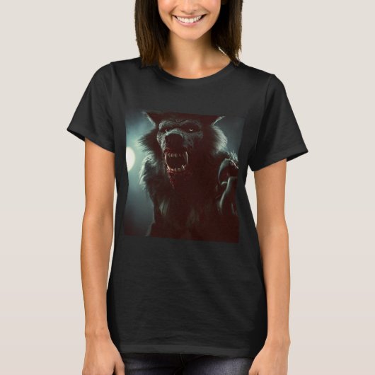 Halloween - Weerwolf 2 T-shirt (Voorkant)