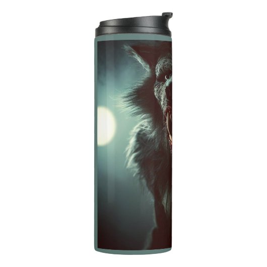 Halloween - Weerwolf 2 Thermosbeker (Gedraaid links)