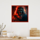 Halloween - Weerwolf 4 Poster (Keuken)