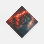 Halloween - Weerwolf 4 Servet (Hoek)