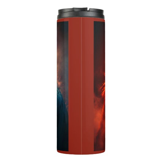 Halloween - Weerwolf 4 Thermosbeker (Achterkant)