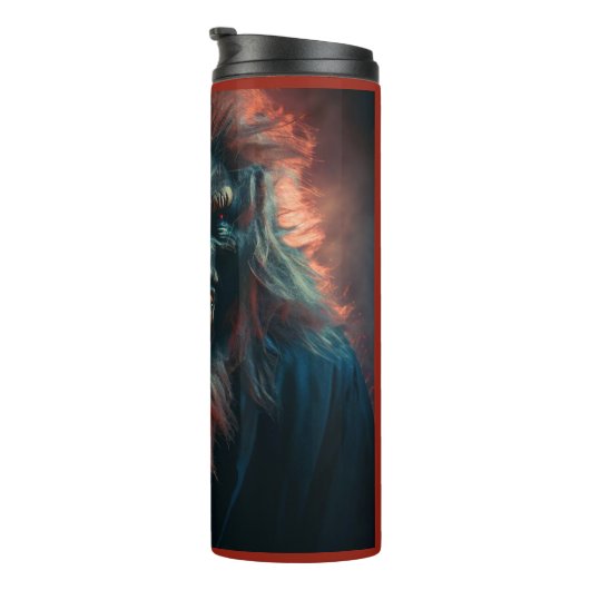 Halloween - Weerwolf 4 Thermosbeker (Geroteerd rechts)