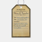 Halloween  weerwolf afweermiddel labels cadeaulabel (Voorkant)