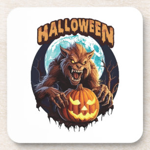 Halloween Weerwolf Bier Onderzetter