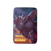 Halloween/weerwolf/herfst/herfst Badmat (Voorkant Verticaal)