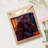 Halloween/weerwolf/herfst/herfst Bedankzakje (Gezegeld)