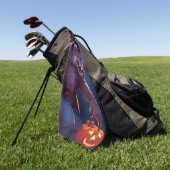 Halloween/weerwolf/herfst/herfst Golfhanddoek (Groen)
