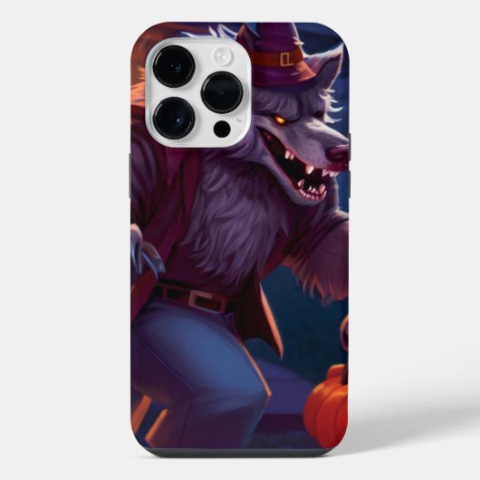 Halloween/weerwolf/herfst/herfst iPhone Hoesje (Achterkant)