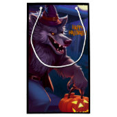 Halloween/Weerwolf/herfst/herfst Klein Cadeauzakje (Achterkant)