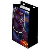 Halloween/Weerwolf/herfst/herfst Klein Cadeauzakje (Achterkant Gekanteld)