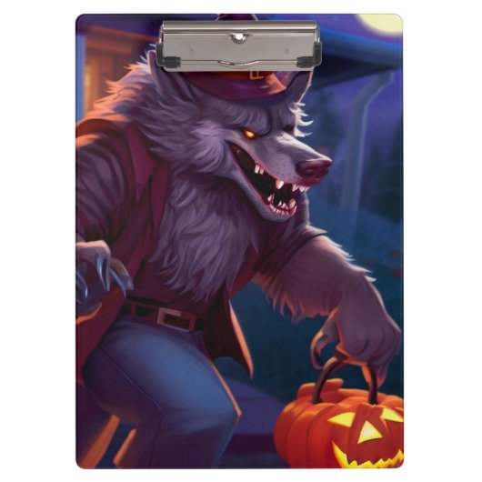 Halloween/weerwolf/herfst/herfst Klembord (Voorkant)