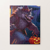 Halloween/weerwolf/herfst/herfst Legpuzzel (Verticaal)