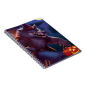 Halloween/weerwolf/herfst/herfst Notitieboek (Rechterzijde)