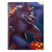Halloween/weerwolf/herfst/herfst Notitieboek (Voorkant)