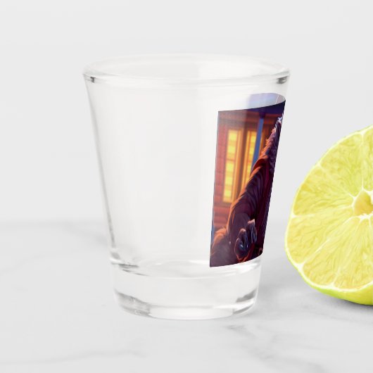 Halloween/weerwolf/herfst/herfst Shot Glas (Links)