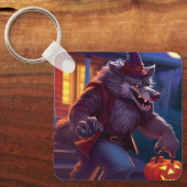 Halloween/weerwolf/herfst/herfst Sleutelhanger (Voorkant)