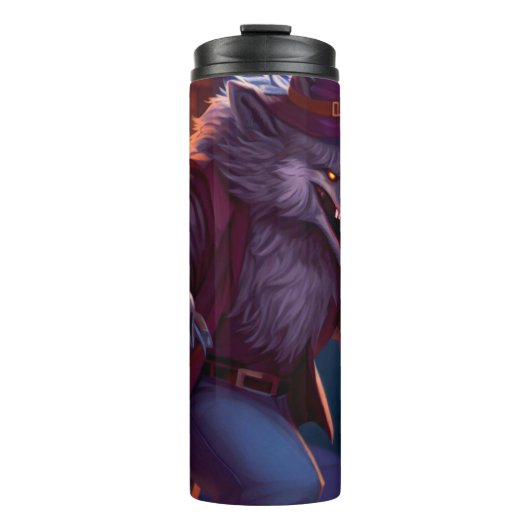 Halloween/weerwolf/herfst/herfst Thermosbeker (Voorkant)