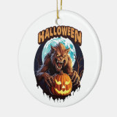 Halloween Weerwolf Keramisch Ornament (Links)