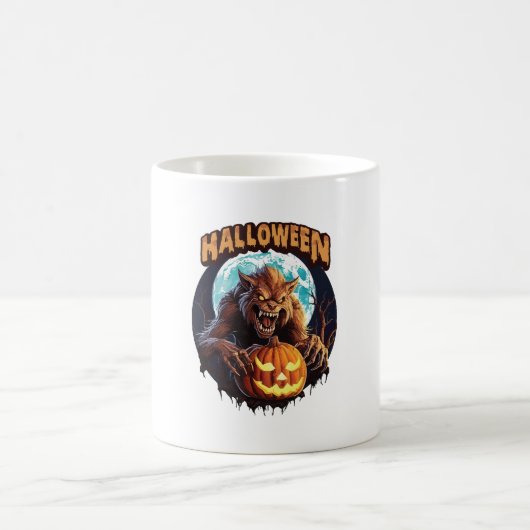 Halloween Weerwolf Koffiemok (Center)